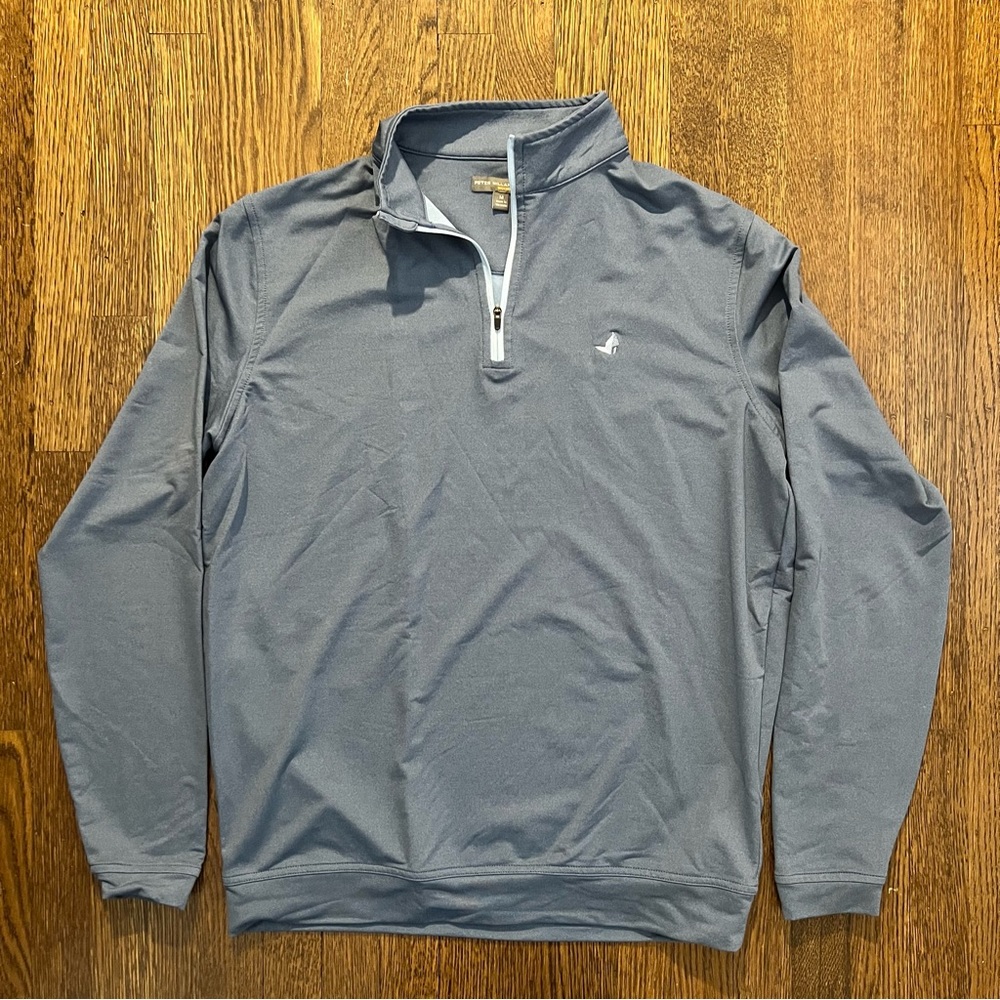 LAST MONTH: Men’s Medium Blue Peter Millar Quarter-Zip